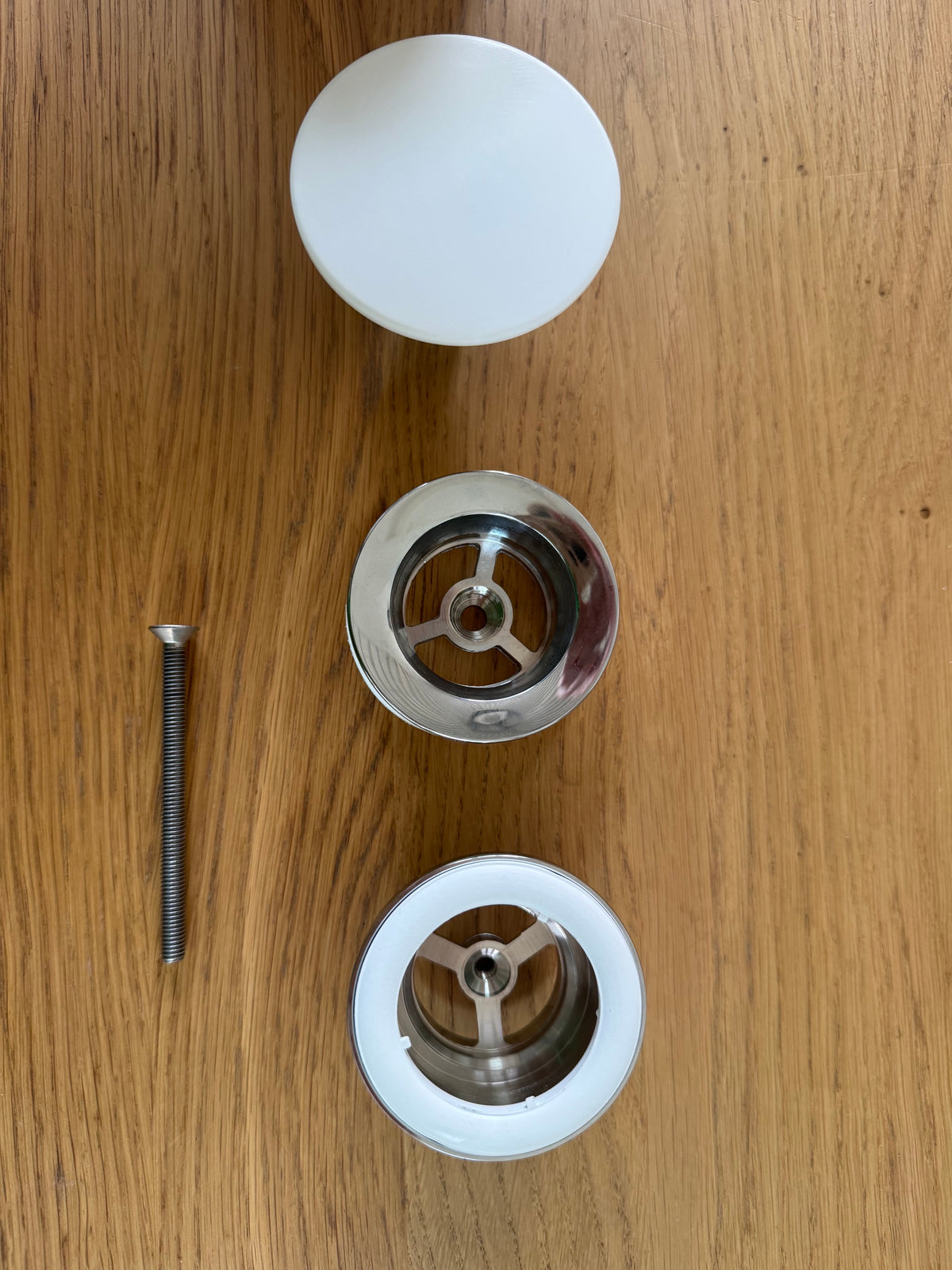 NEW  Bonde clic-clac avec clapet en  Solid Surface